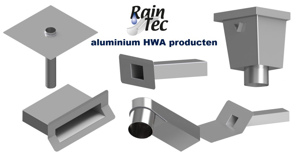 aluminium hemelwaterafvoerproducten HWA Raintec